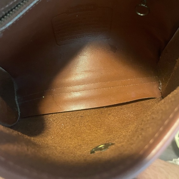 Coach Vintage Chrystie Brown Leather Crossbody 9892 - Picture 7 of 7